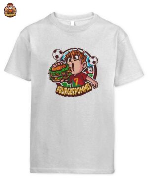 LukasBS Burgerpommes Fußball Kids T-Shirt – Das exklusive Merch zum Song-Hit