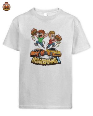 LukasBS Burgerpommes Gamer Freunde Kids T-Shirt – Exklusives Fan-Design