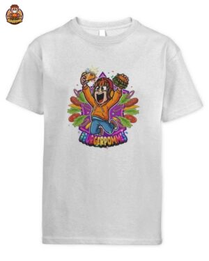 LukasBS Burgerpommes Gamer Junge Kinder T-Shirt – Exklusives Merch für echte Fans