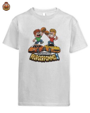 LukasBS Burgerpommes Kinder T-Shirt – Exklusives Merch für echte Gaming-Fans